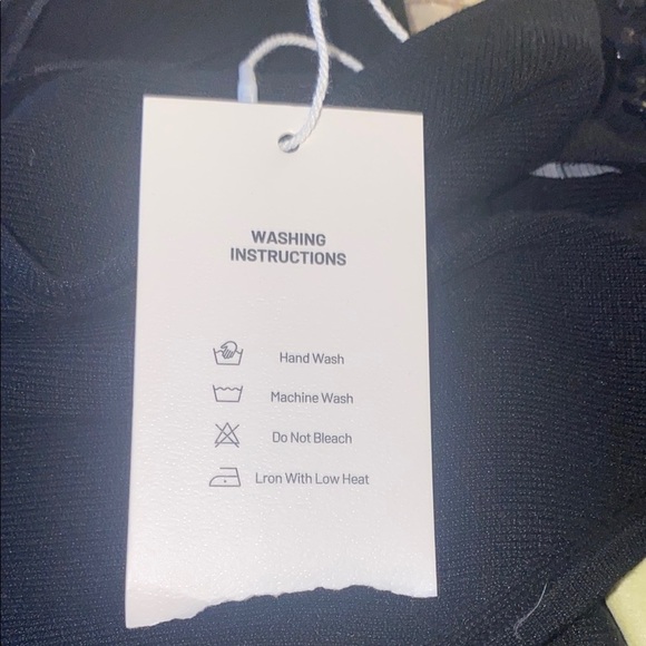 INC International Concepts Black Embellished Top cocktail new - Picture 5 of 8